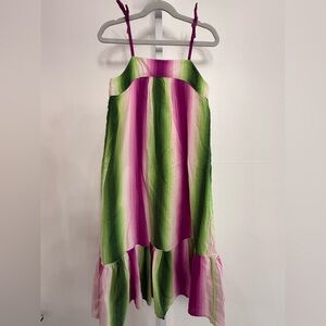 Janie and Jack Multicolor Striped Summer Dress
